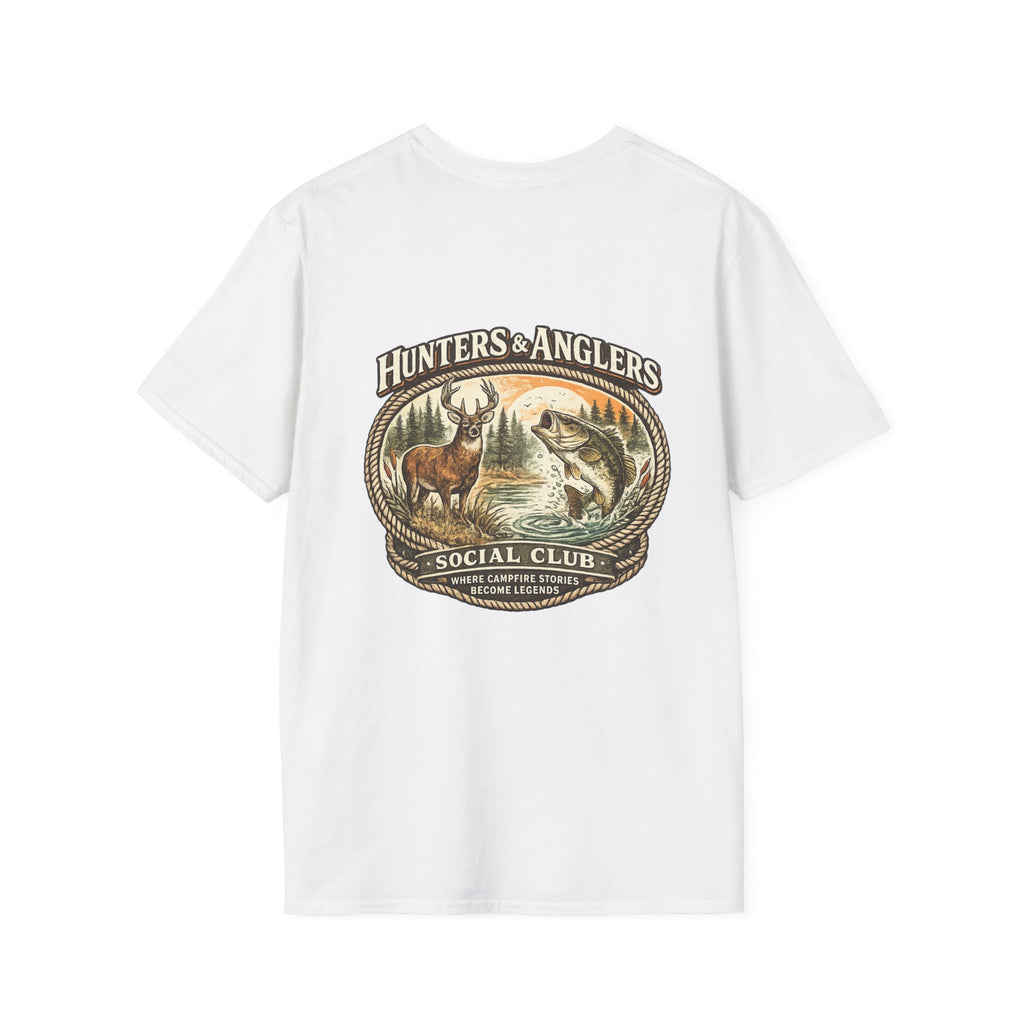 Fishing Angler Badge T-Shirt