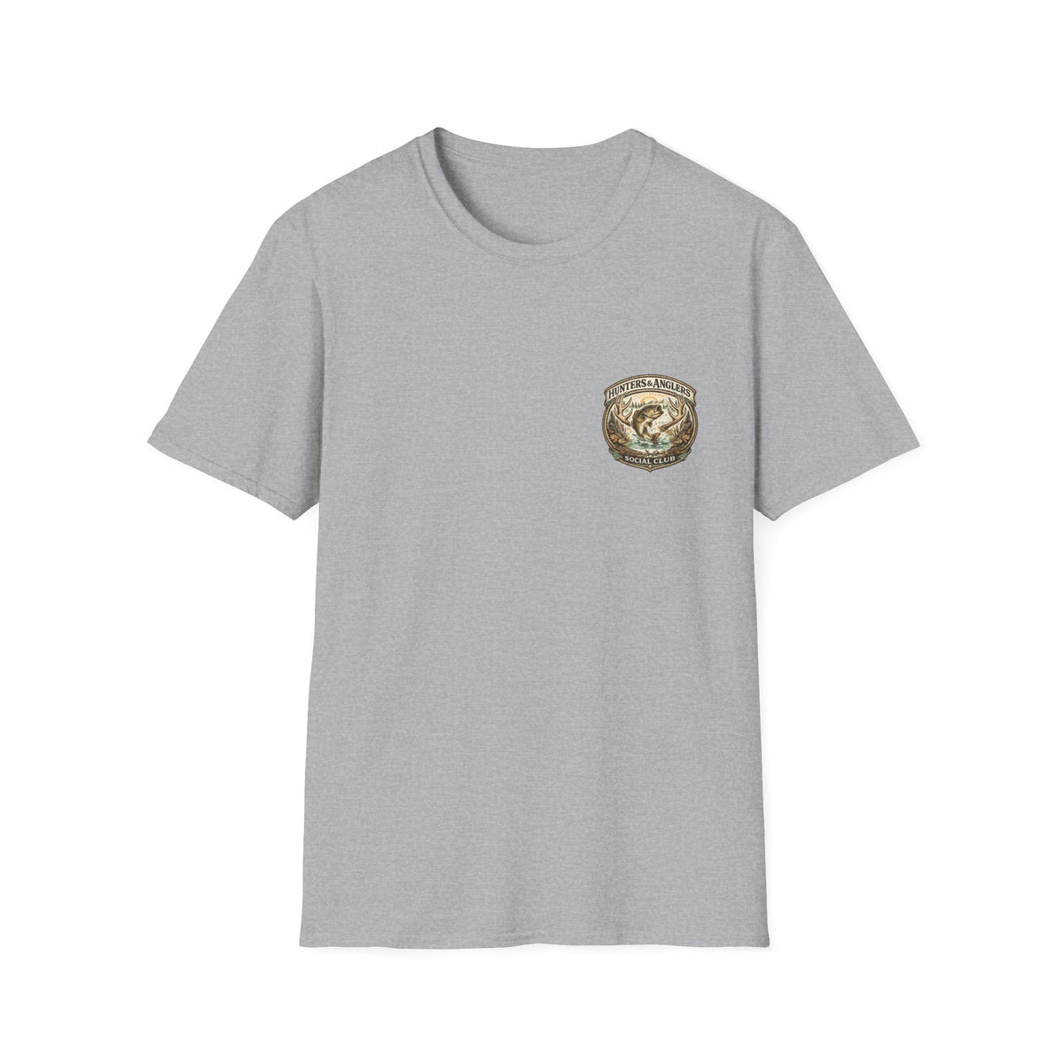 Fishing Angler Badge T-Shirt