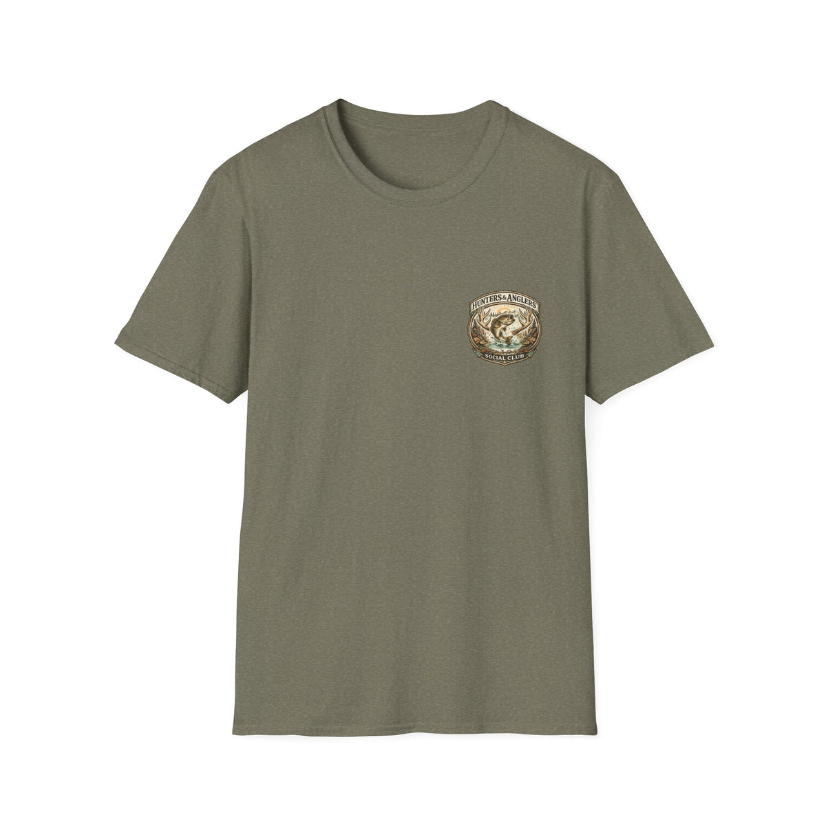 Fishing Angler Badge T-Shirt