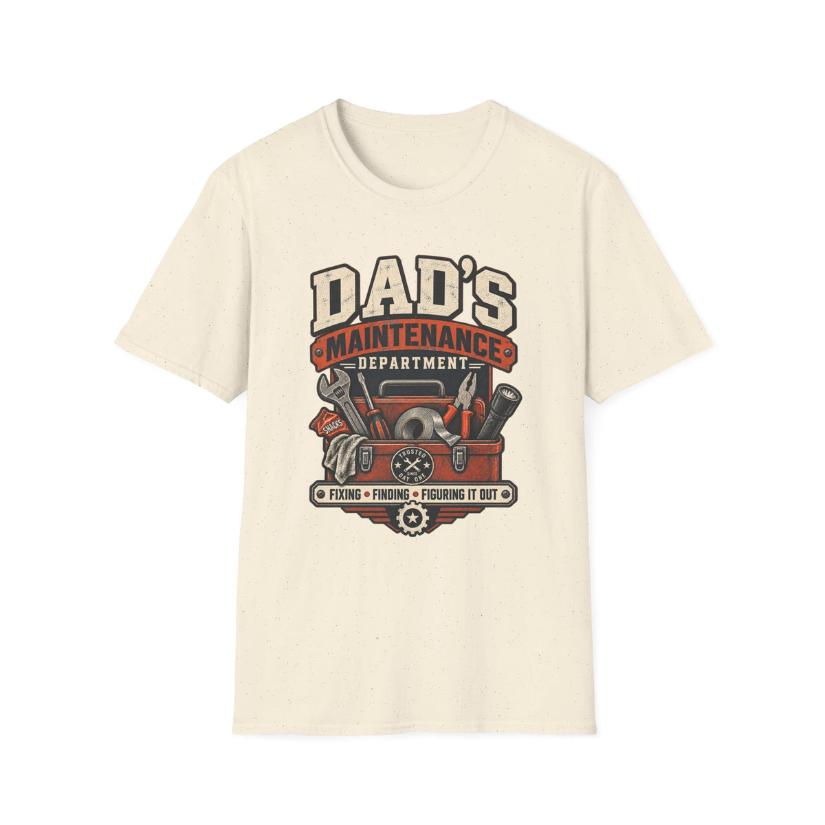 Dad's Maintenance Department T-Shirt | Tools Garage Repair Dad Tee
