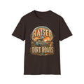 Raised on Dirt Roads T-Shirt | Truck, Antlers, Sunset Rustic Design