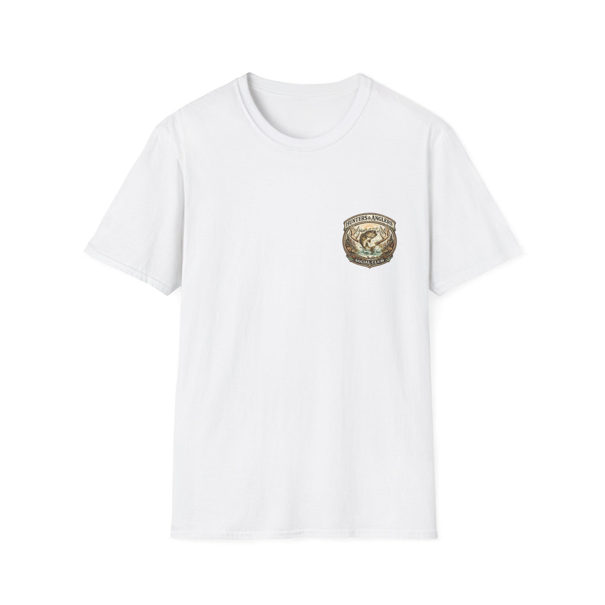 Fishing Angler Badge T-Shirt