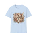 Mama floral cow skull T-Shirt | Boho country mom tee