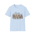 Rustic MAMA T-Shirt | Floral Cowhide Plaid Farmhouse Design