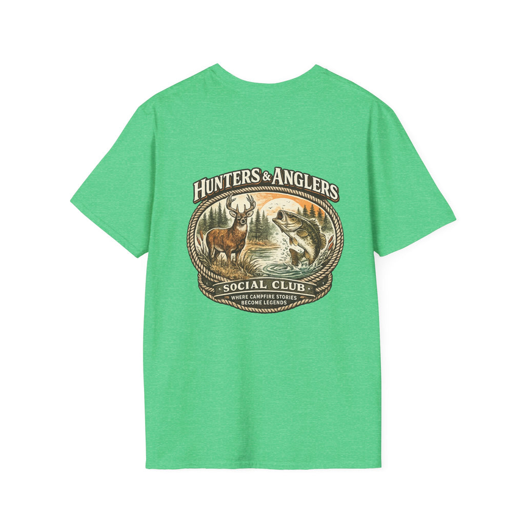Fishing Angler Badge T-Shirt
