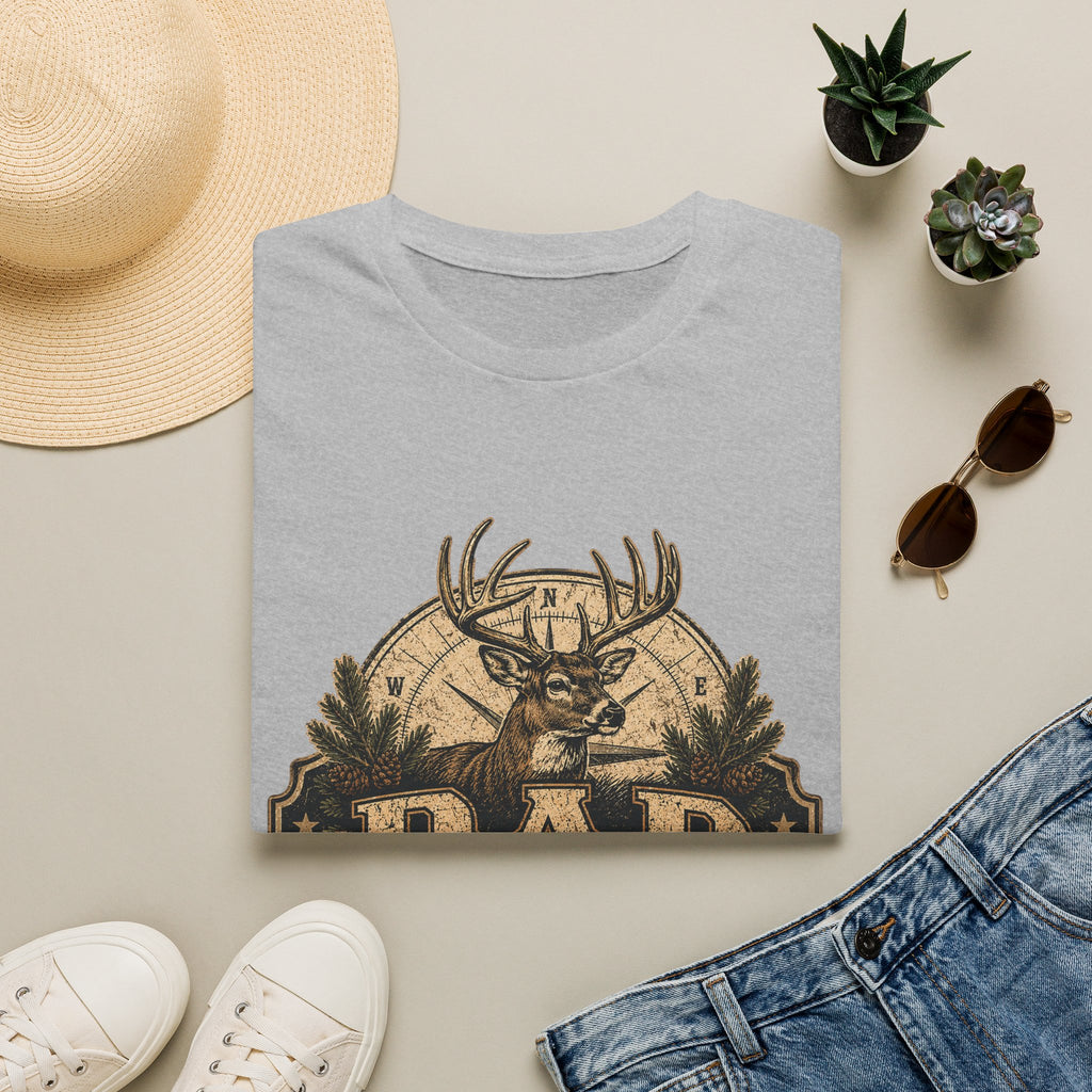 Dad Hunting Club T-Shirt | Deer Buck Antlers Outdoors Retro Badge