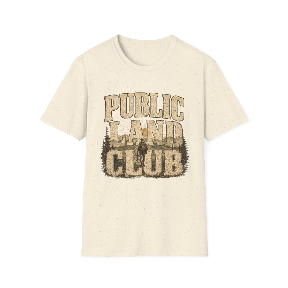 Public Land Club T-Shirt | Outdoor Camping Hiking Woodland Graphic