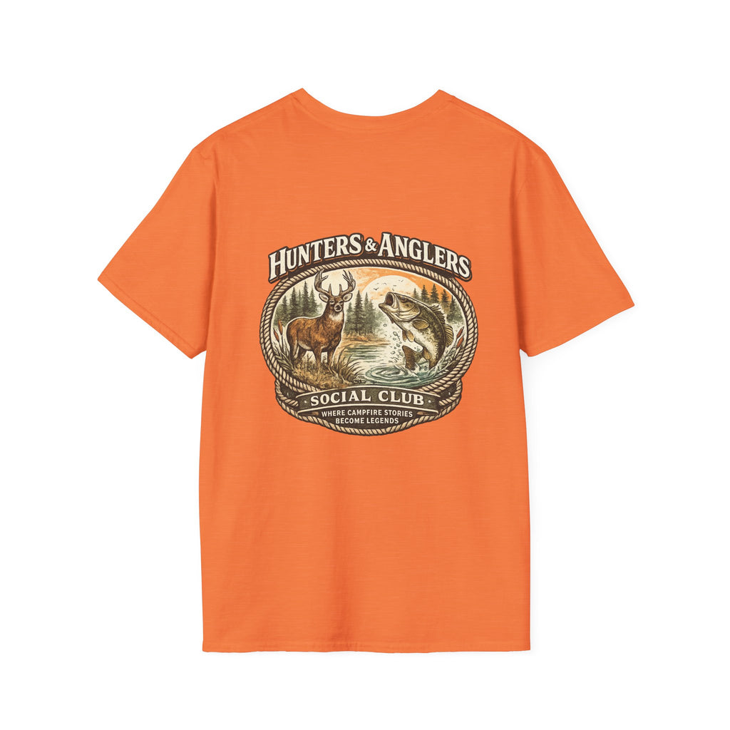 Fishing Angler Badge T-Shirt