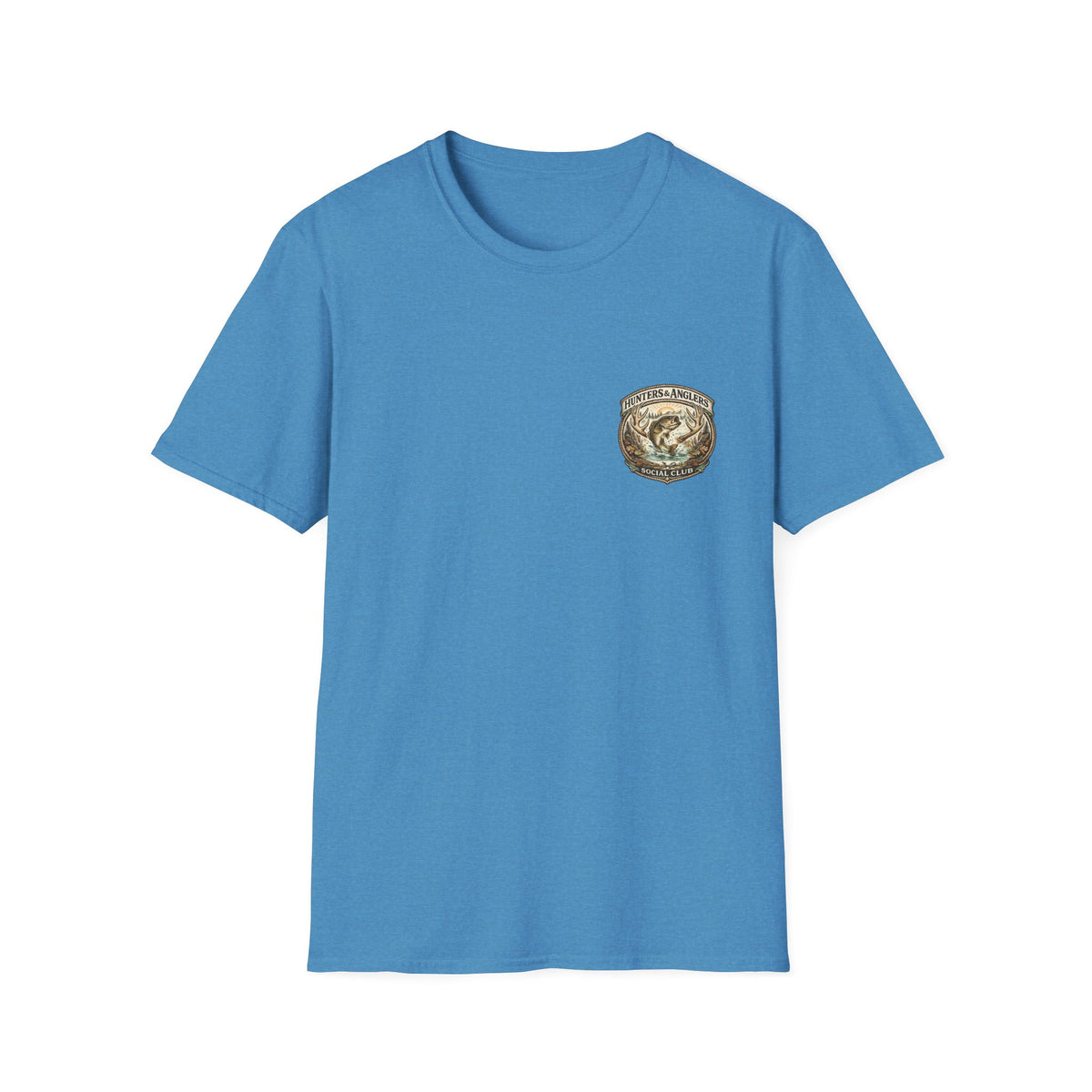 Fishing Angler Badge T-Shirt