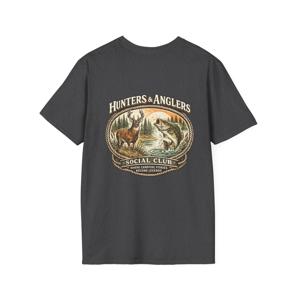 Fishing Angler Badge T-Shirt