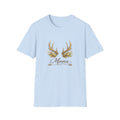 Antler Floral Mama T-Shirt | Deer Antlers with Flowers