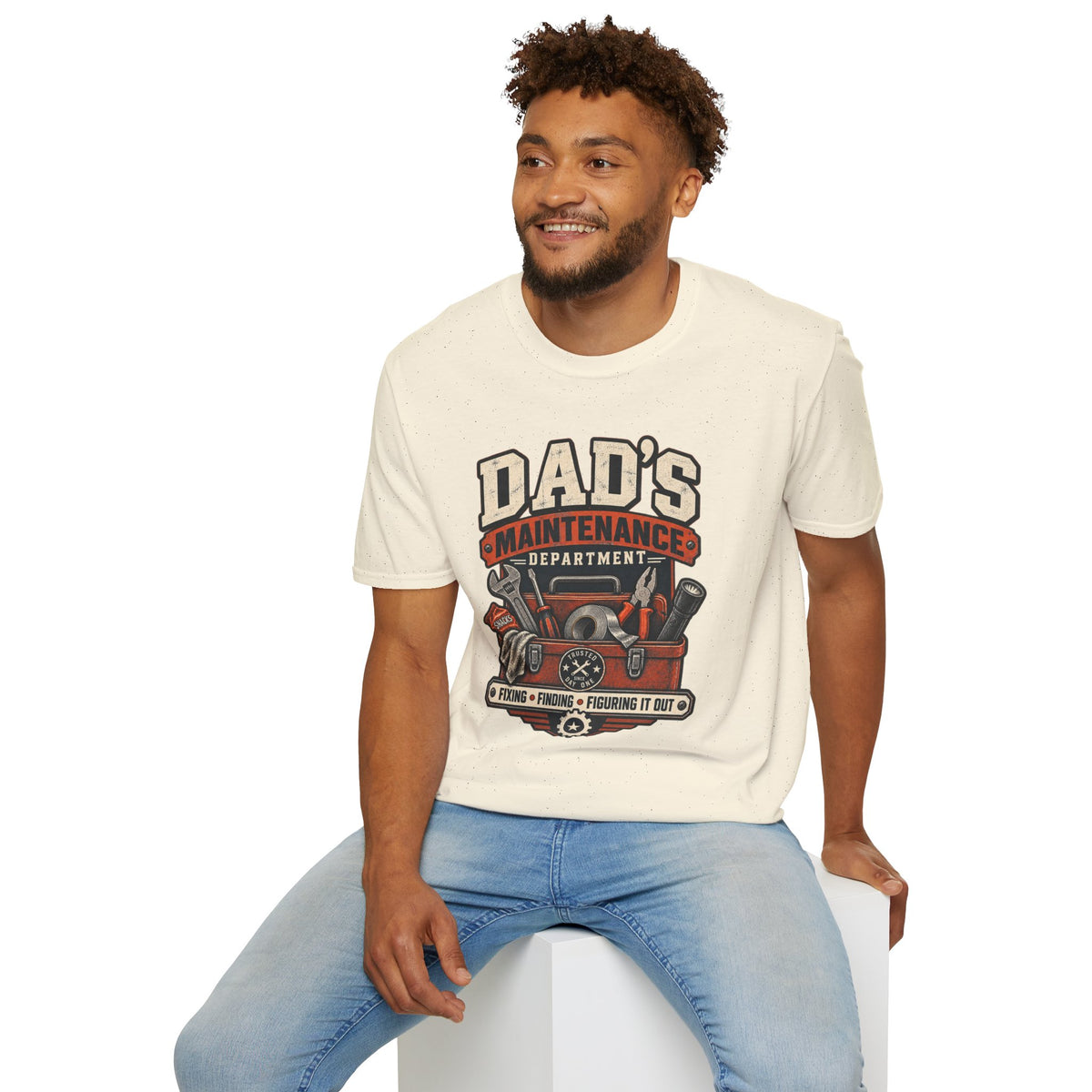 Dad's Maintenance Department T-Shirt | Tools Garage Repair Dad Tee