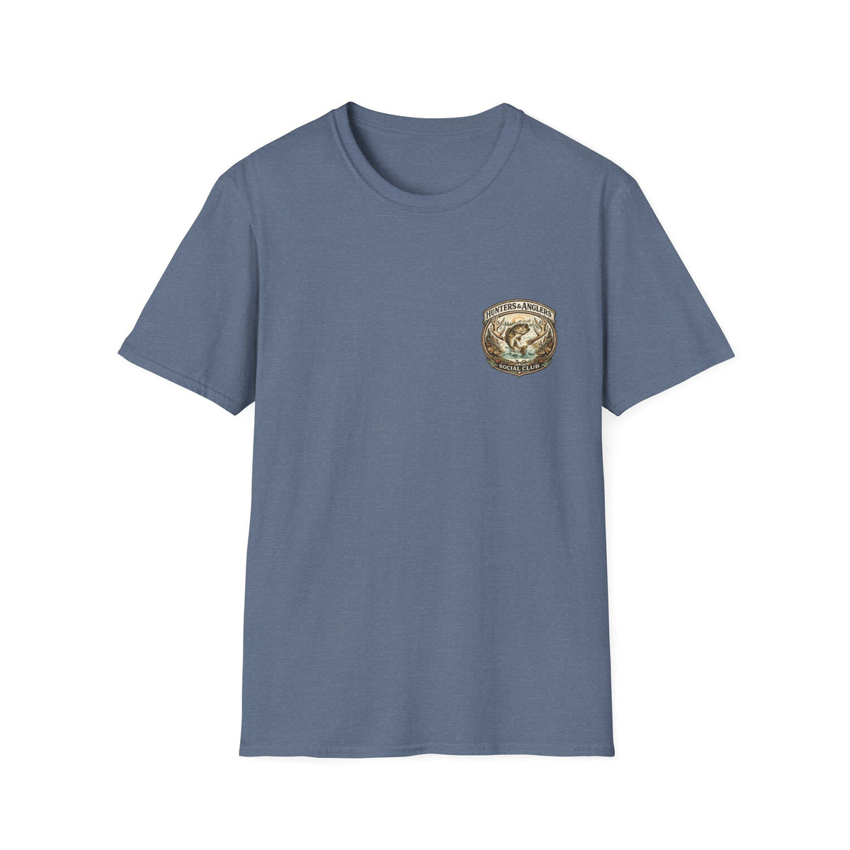Fishing Angler Badge T-Shirt