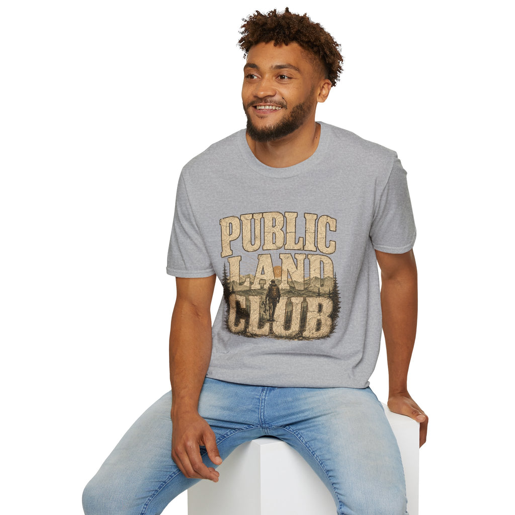 Public Land Club T-Shirt | Outdoor Camping Hiking Woodland Graphic