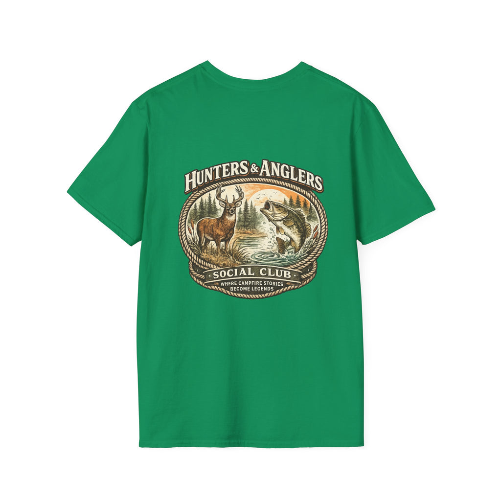 Fishing Angler Badge T-Shirt