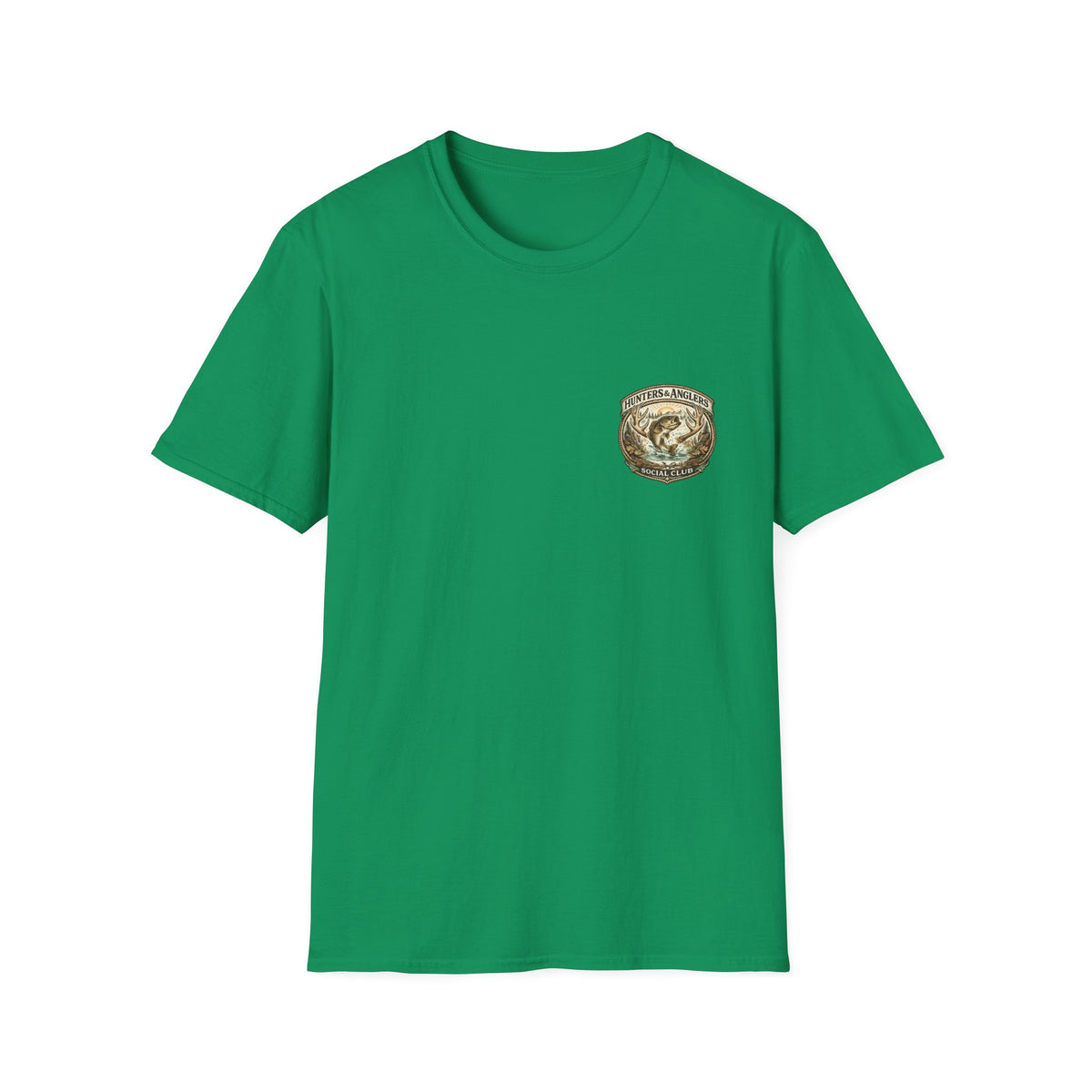 Fishing Angler Badge T-Shirt