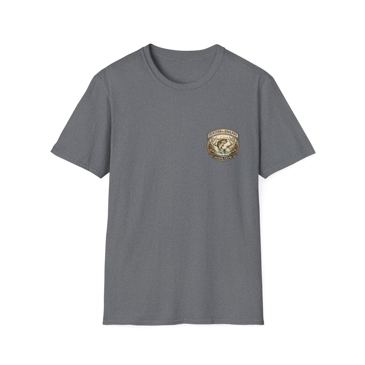 Fishing Angler Badge T-Shirt