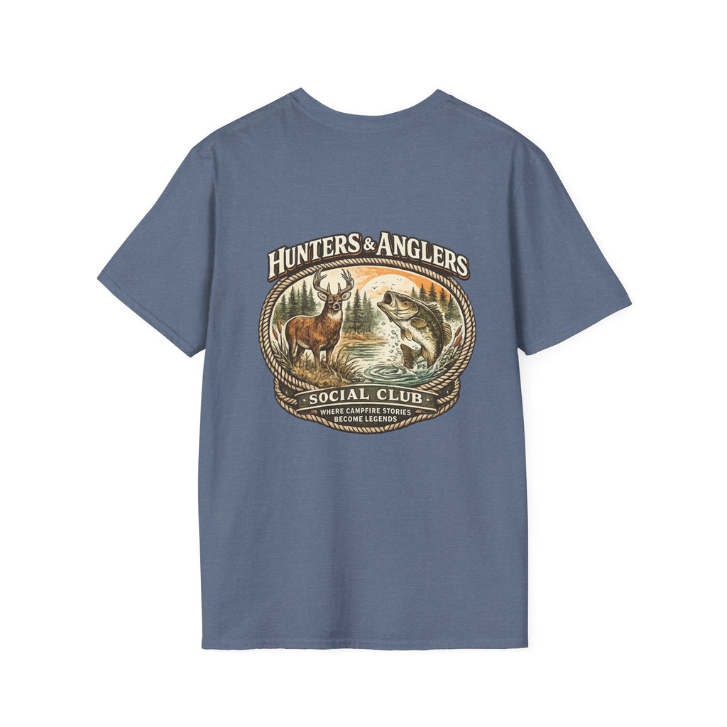 Fishing Angler Badge T-Shirt