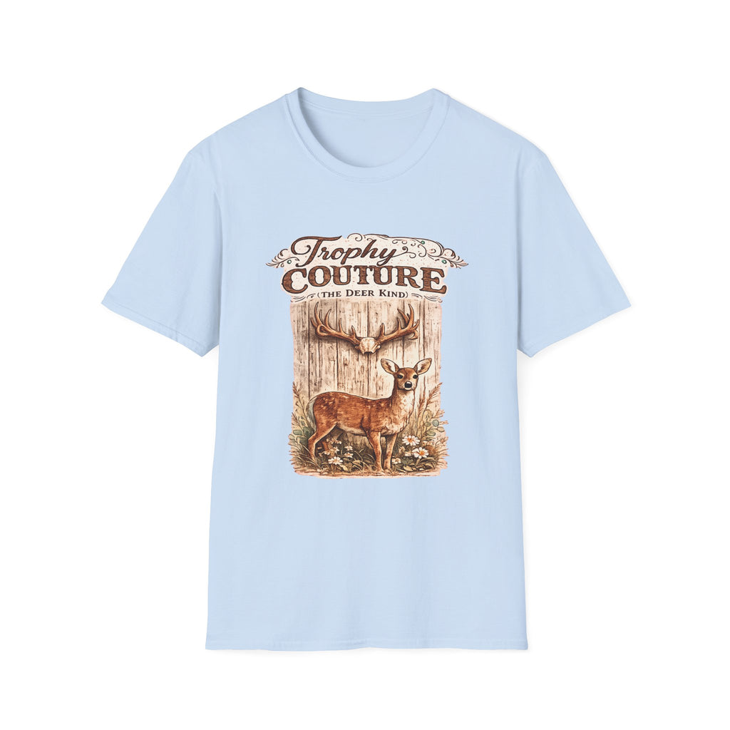 Trophy Couture Deer T-Shirt | Vintage Rustic Buck Graphic