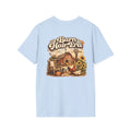 Barn Hair Co. rooster and sunflowers T-Shirt | Farm rustic logo tee