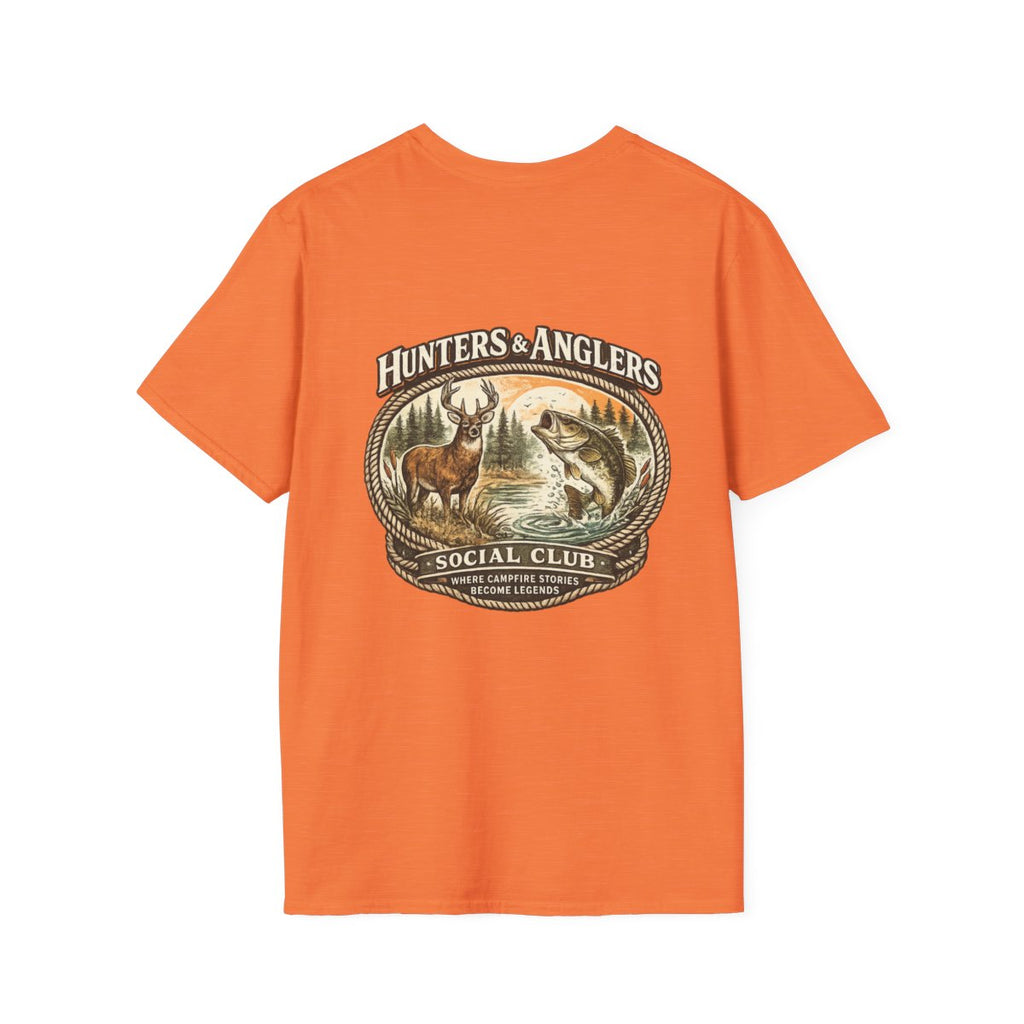Fishing Angler Badge T-Shirt
